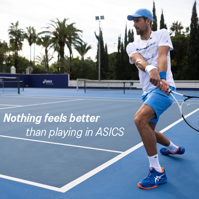 Nothing feel better than playing with asics